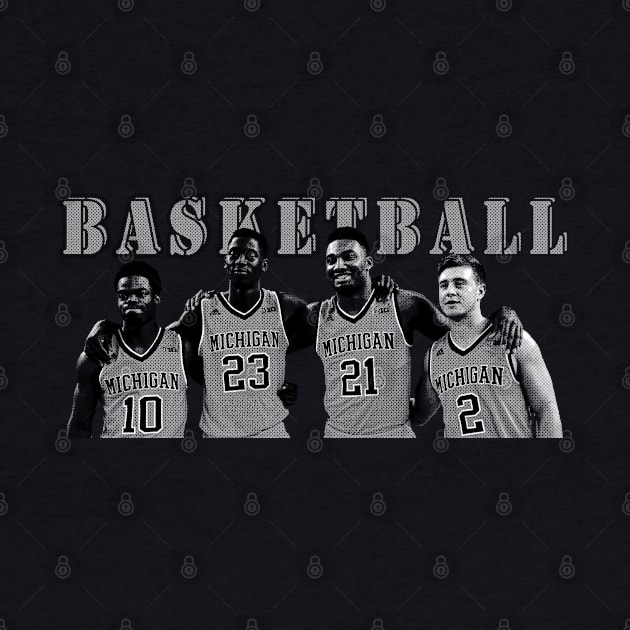 basketball michigan teamlo by framehead